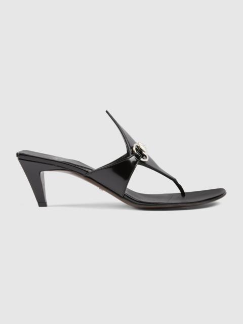 GUCCI Women's thong sandal with Horsebit