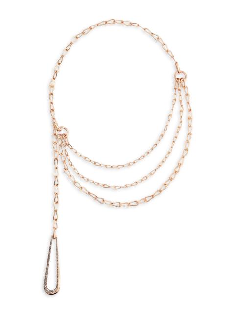 Pomellato Women's Fantina 18K Rose Gold & Diamond Necklace - Rose Gold