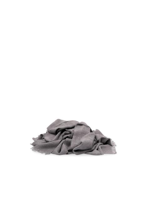 Brunello Cucinelli Cashmere And Silk `Diamond` Yarn Scarf