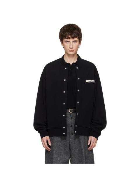 JACQUEMUS Black 'The Gros Grain' Cardigan