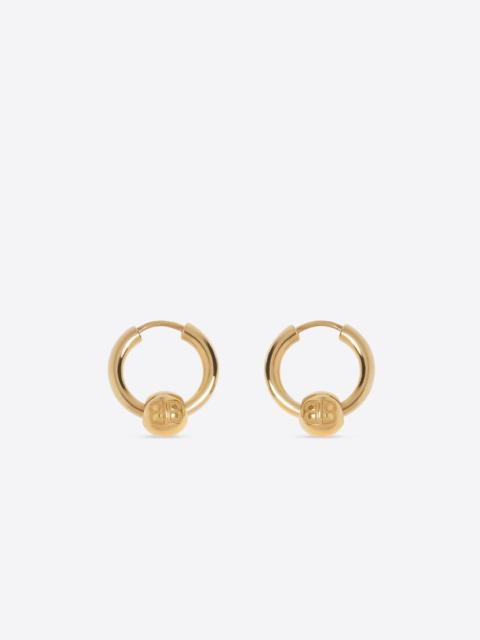 BALENCIAGA Force Xs Earrings in Gold