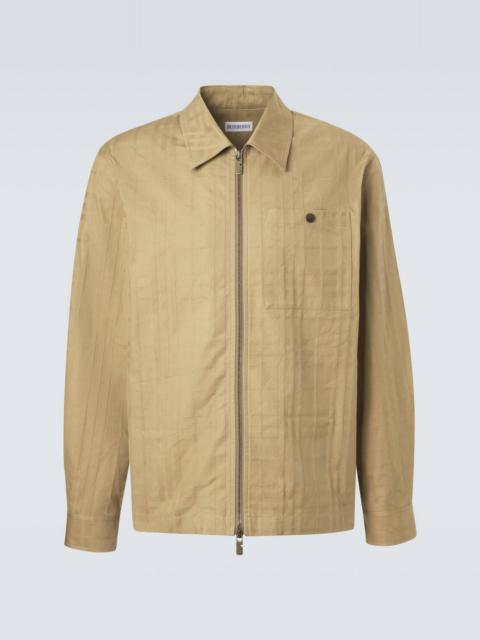 Burberry Burberry Check cotton jacket