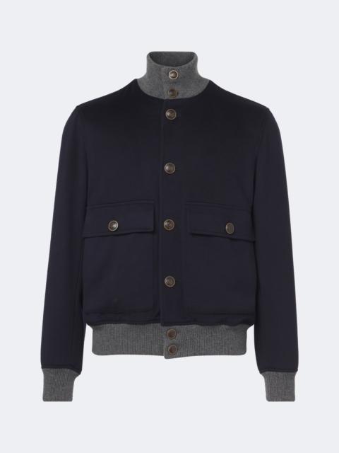 Brunello Cucinelli Virgin wool blouson jacket