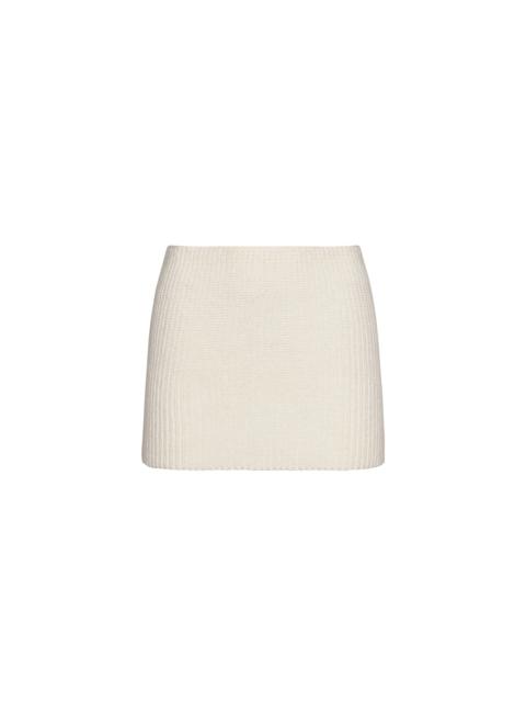 GUIZIO X CHAMPION RIB KNIT MINI SKIRT