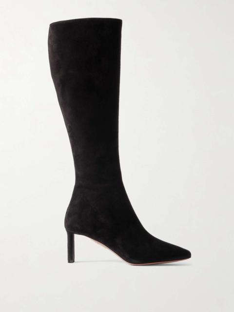 AQUAZZURA Zenn 65 suede knee boots