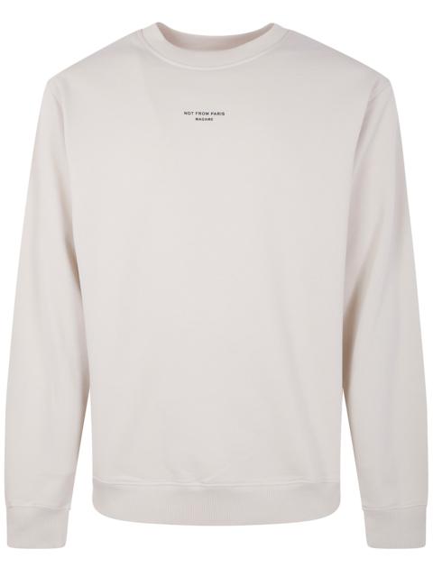 Drôle de Monsieur Le Sweatshirt Slogan Classique Round Neck Sweatshirt