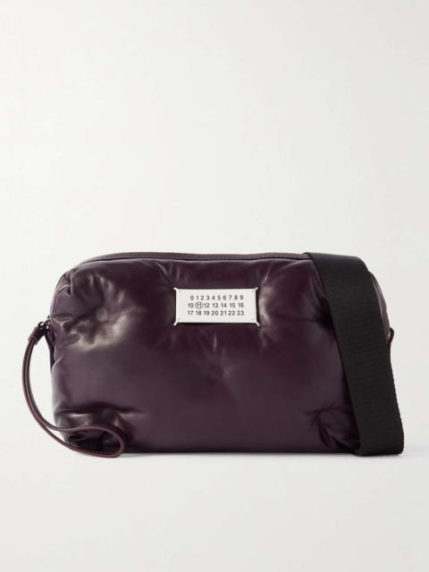 Maison Margiela Logo-Appliquéd Quilted Leather Messenger Bag
