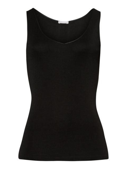 HANRO Woolen Silk W Wool And Silk V-Neck Tank Top