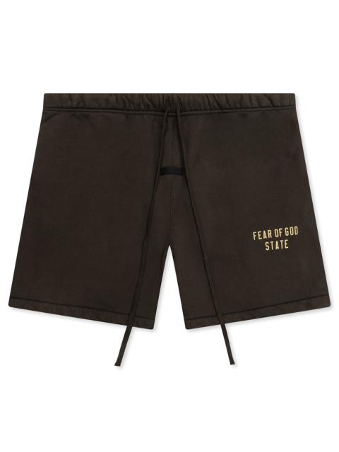 ESSENTIALS logo-print shorts