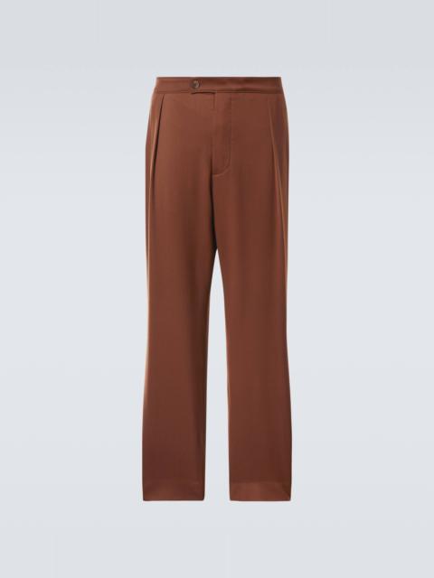 KING & TUCKFIELD Wool straight pants