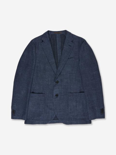 SLOWEAR Slim fit mélange effect cotton jacket