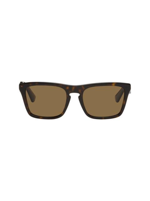 Burberry Brown Code Square Sunglasses