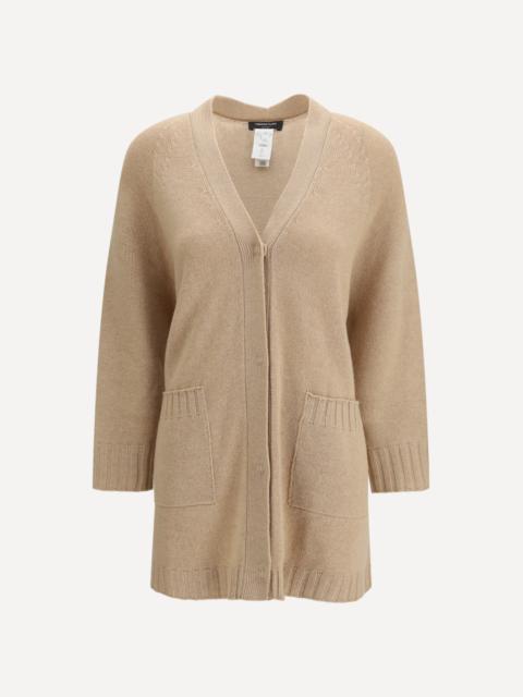 FABIANA FILIPPI Cardigan in fine knit with a V-neckline