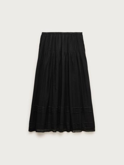 J.CREW Midi skirt in embroidered dobby