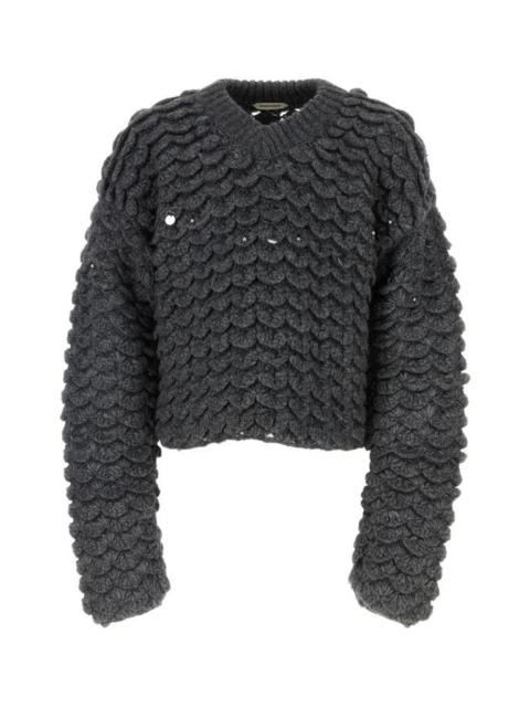 NAMACHEKO Grey wool blend sweater