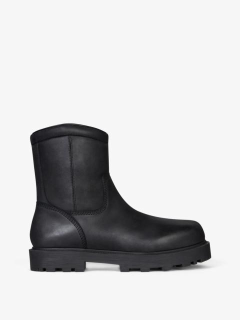 Givenchy STORM ANKLE BOOTS IN NUBUCK WITH ZIP