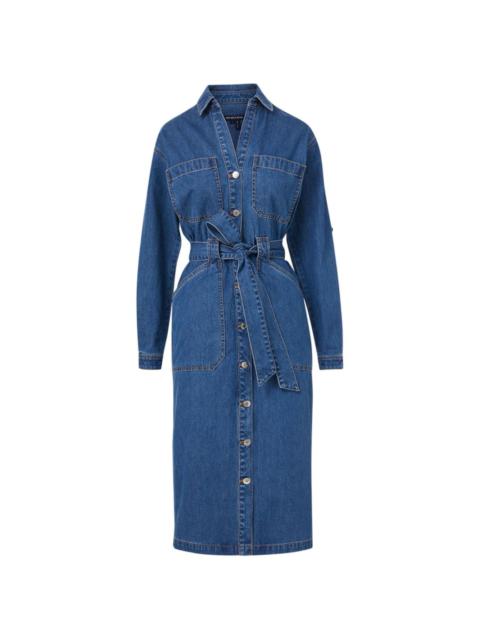 Evelyn chambray dress