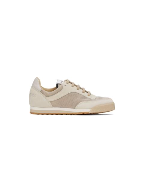 Beige Pitch Low Sneakers