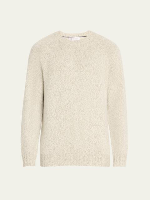 Men's Mouline Cashmere Crewneck Sweater