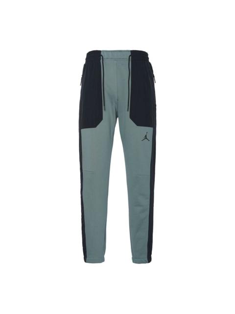 Men's Air Jordan 23 Engineered Casual Fleece Bundle Feet Sports Pants/Trousers/Joggers Green DC9633-