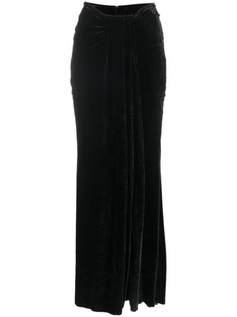 Blumarine slit-detail ankle-length skirt