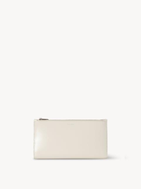 The Row Multi Zipped Wallet in Leather