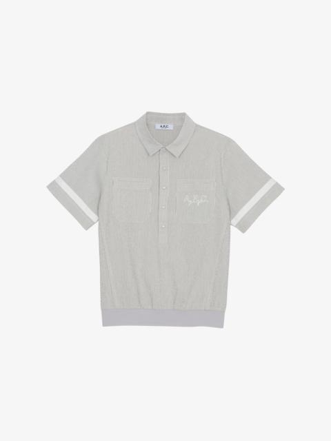 A.P.C. SEERSUCKER POLO A.P.C. GOLF
