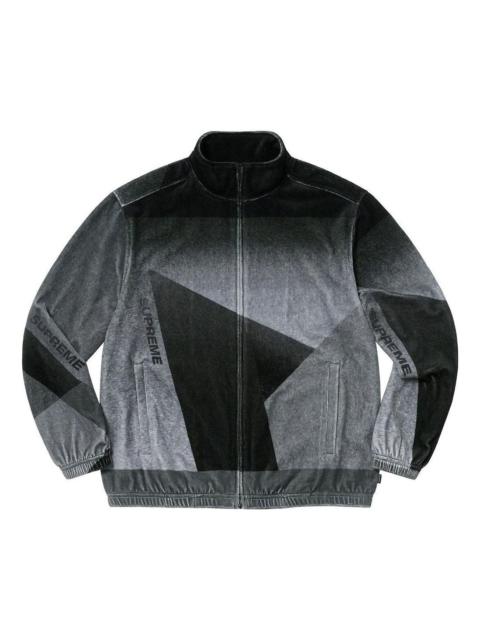 Supreme Supreme Geo Velour Track Jacket 'Black' SUP-SS23-146