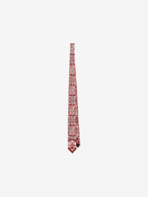 Dolce & Gabbana Majolica-print silk tie