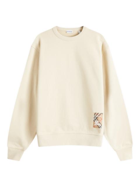 Burberry Burberry Check Label Sweatshirt