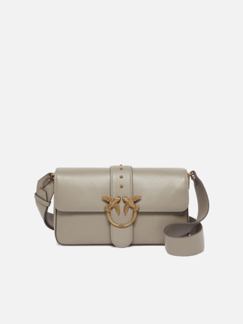 PINKO MEDIUM SHOULDER BAG LOVE BAG IN LEATHER
