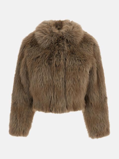 STAND STUDIO SHORT JACKET LENA IN ECO-FAUX FUR