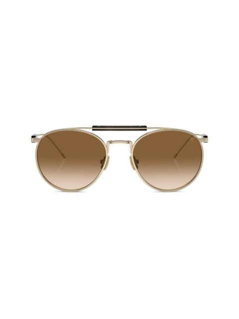 Brunello Cucinelli BC2004ST round-frame sunglasses