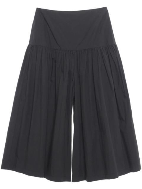 AMOMENTO pleated wide-leg shorts