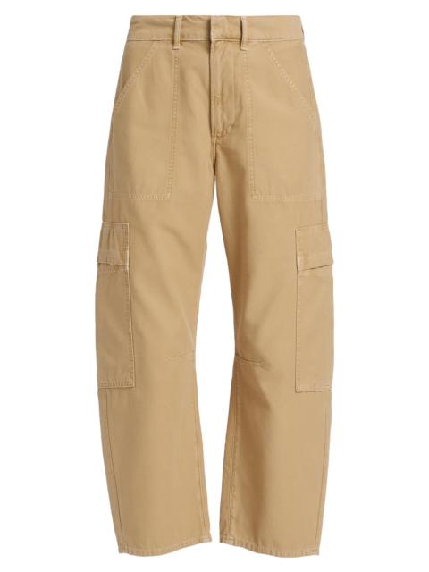 Citizens of Humanity Women's Marcelle Cotton Twill Cargo Pants - Heirloom Medium Dark Khaki
