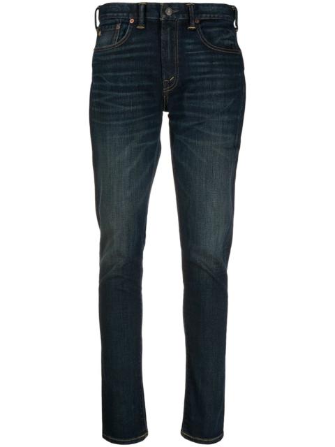 RRL by Ralph Lauren stonewashed mid-rise skinny jeans