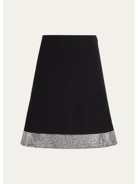 Alaïa Studded Midi Skirt