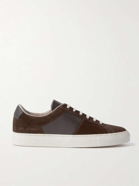 Winter Achilles Suede and Full-Grain Leather Sneakers