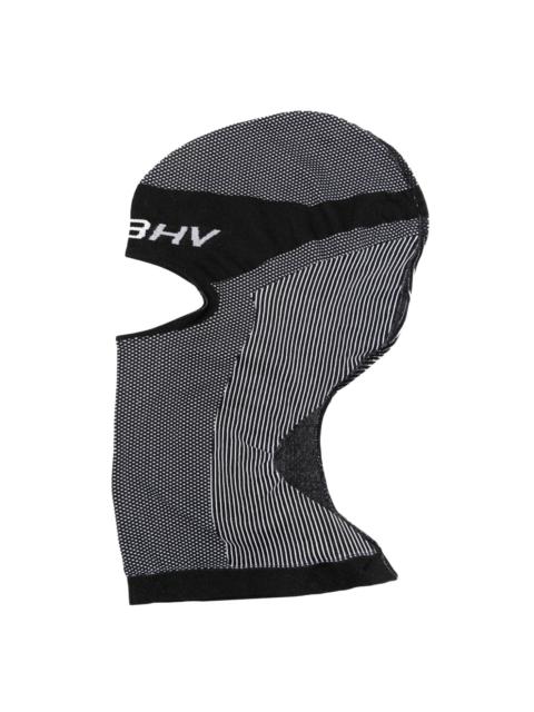 logo intarsia-knit balaclava