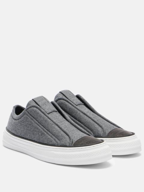 Brunello Cucinelli Low-top slip-on sneakers