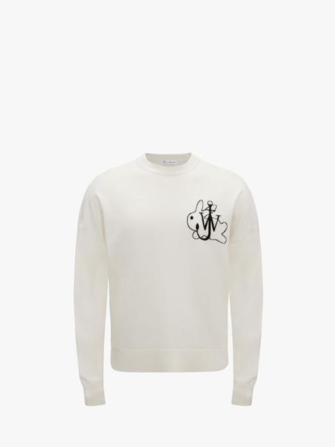 JW Anderson JWA BUNNY CREWNECK JUMPER