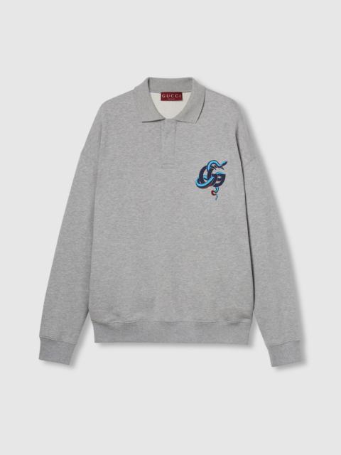 GUCCI Printed cotton jersey sweatshirt