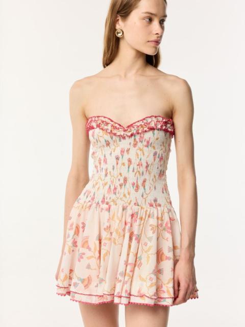 Poupette St Barth Bandeau Dress Cory - Pink Ylang Ylang
