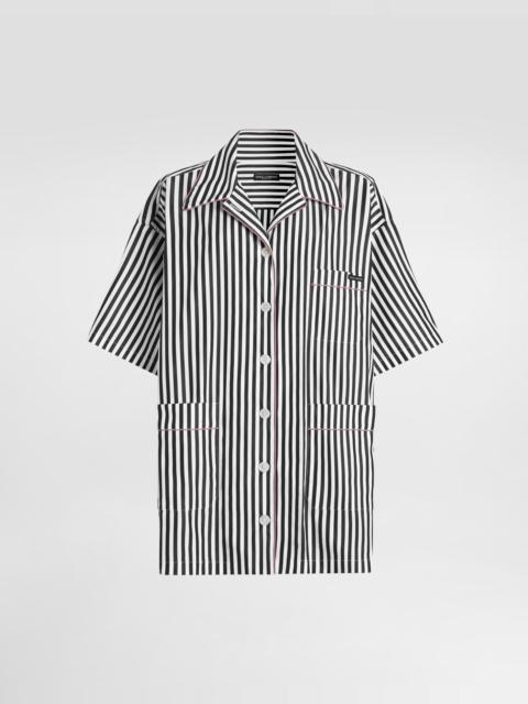 Dolce & Gabbana Striped poplin shirt