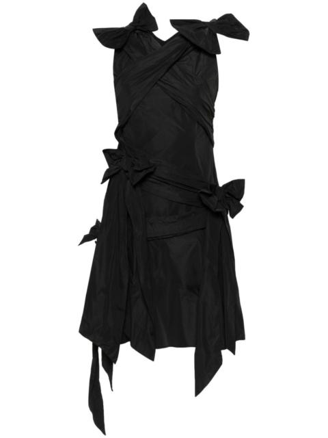 VIKTOR & ROLF draped bow-detail mini dress