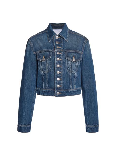 Stella McCartney Cropped Denim Jacket medium wash