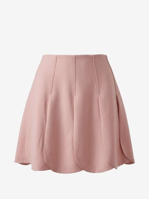 Valentino zip-fastening skirt