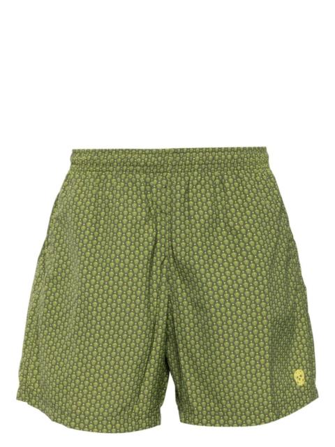 Alexander McQueen skull-print swim shorts