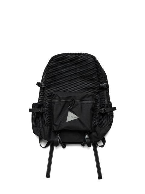 and Wander 3D Mesh Backpack - Black
