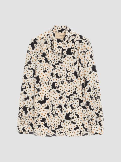 Valentino Women's Crepe De Chine Shirt